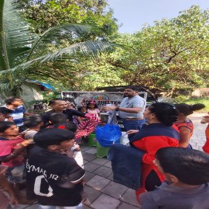 Clothes Distribution Camp1